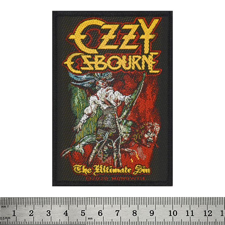Нашивка тканая OZZY OSBOURNE - THE ULTIMATE SIN (ofp-070) Нашивка тканая OZZY OSBOURNE - THE ULTIMATE SIN (ofp-070)
