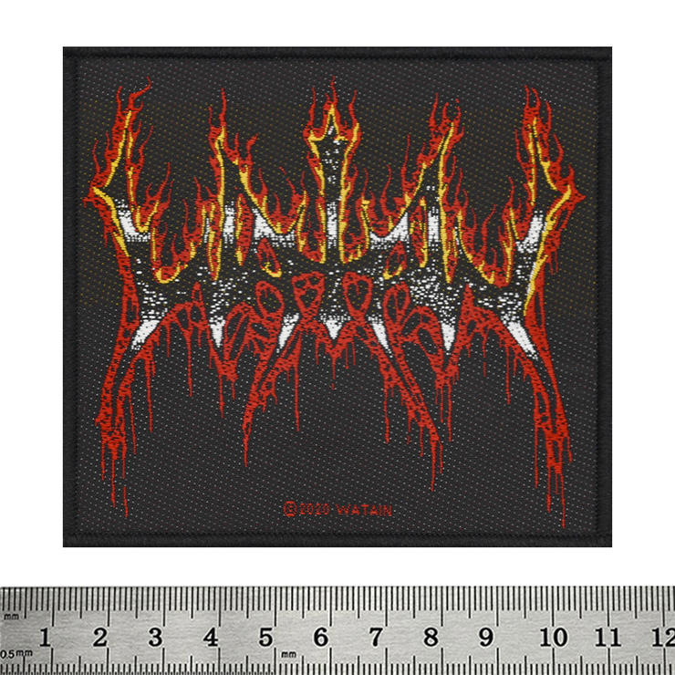 Нашивка тканая WATAIN - FLAMING LOGO (ofp-080) Нашивка тканая WATAIN - FLAMING LOGO (ofp-080)
