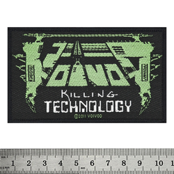 Нашивка тканая VOIVOD - KILLING TECHNOLOGY (ofp-081)