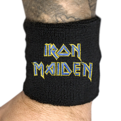 Напульсник махровый IRON MAIDEN - LOGO (FLIGHT 666) (wol-012)