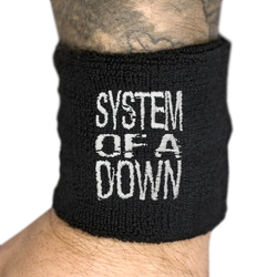 Напульсник махровий SYSTEM OF A DOWN - LOGO (wol-040) Напульсник махровий SYSTEM OF A DOWN - LOGO (wol-040)
