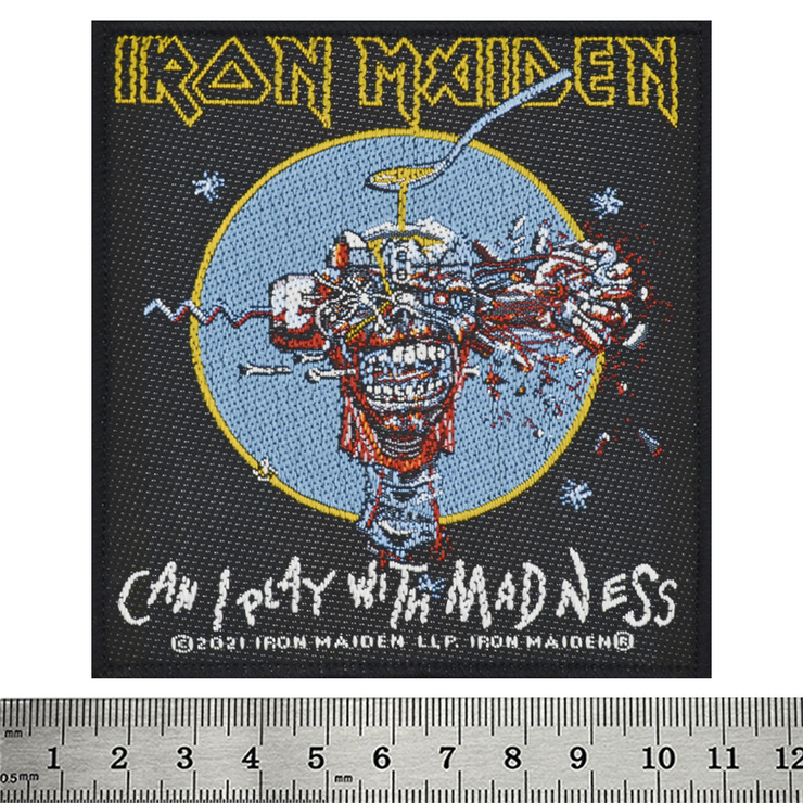 Нашивка ткана IRON MAIDEN - CAN I PLAY WITH MADNESS в блістері (ofpb-082) Нашивка ткана IRON MAIDEN - CAN I PLAY WITH MADNESS в блістері (ofpb-082)