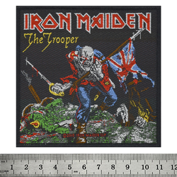 Нашивка ткана IRON MAIDEN - THE TROOPER в блістері (ofpb-084) Нашивка ткана IRON MAIDEN - THE TROOPER в блістері (ofpb-084)