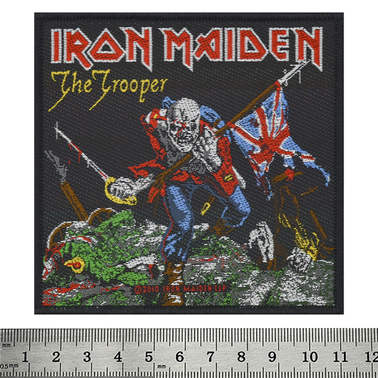 Нашивка тканая IRON MAIDEN - THE TROOPER в блистере (ofpb-084) Нашивка тканая IRON MAIDEN - THE TROOPER в блистере (ofpb-084)