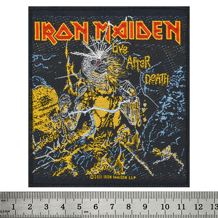 Нашивка ткана IRON MAIDEN - LIVE AFTER DEATH в блістері (ofpb-085) Нашивка ткана IRON MAIDEN - LIVE AFTER DEATH в блістері (ofpb-085)