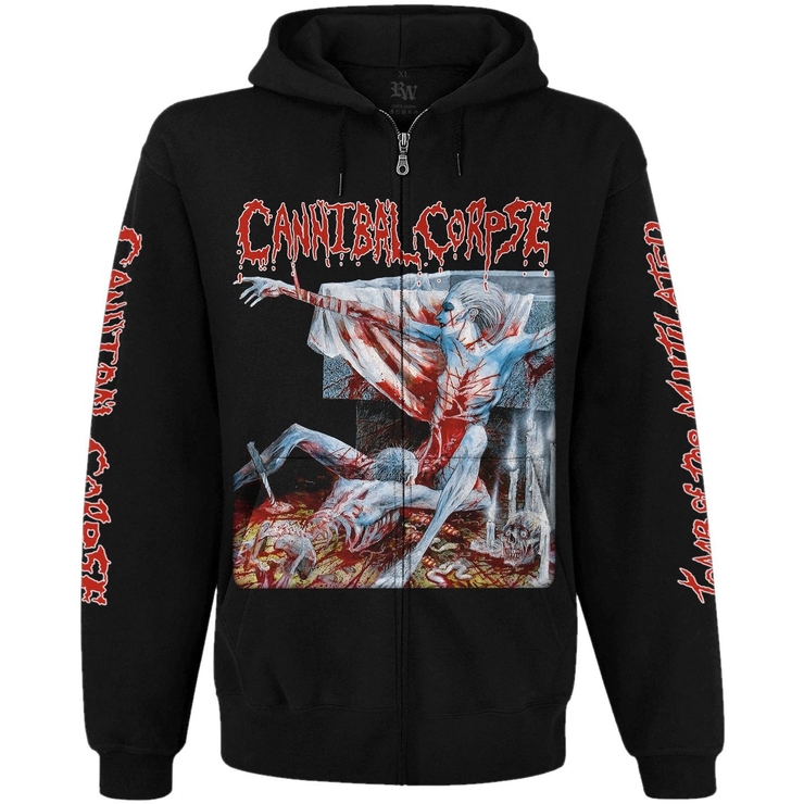 Худи Cannibal Corpse "Tomb of the Mutilated" на молнии Худи Cannibal Corpse "Tomb of the Mutilated" на молнии