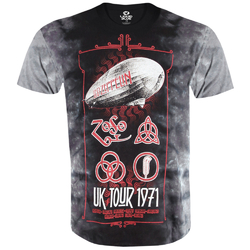 Футболка Liquid Blue Led Zeppelin - UK Tour 1971 (Tie-Dye)