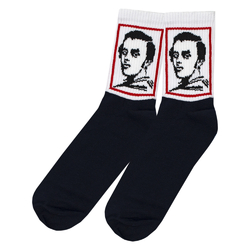 Носки Молодой Шевченко (бело-черные) uas-017