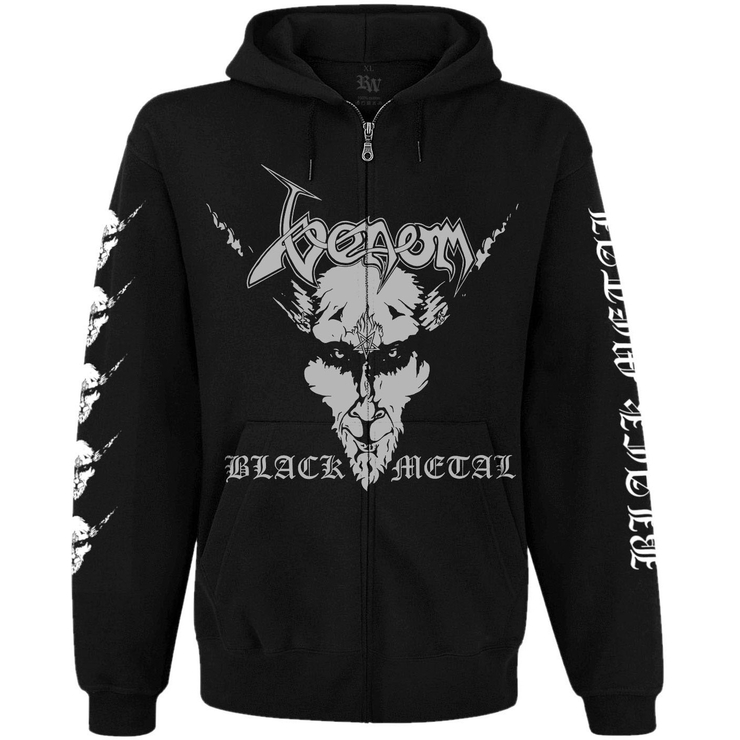 Худи Venom "Black Metal" (666, pentagram and cross) на молнии Худи Venom "Black Metal" (666, pentagram and cross) на молнии