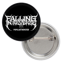 Значок Falling In Reverse "Popular Monster" (logo) Значок Falling In Reverse "Popular Monster" (logo)