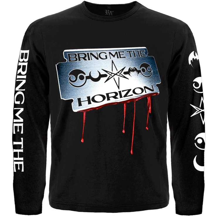 Футболка с длинным рукавом Bring Me The Horizon (Razor Blade) Футболка с длинным рукавом Bring Me The Horizon (Razor Blade)
