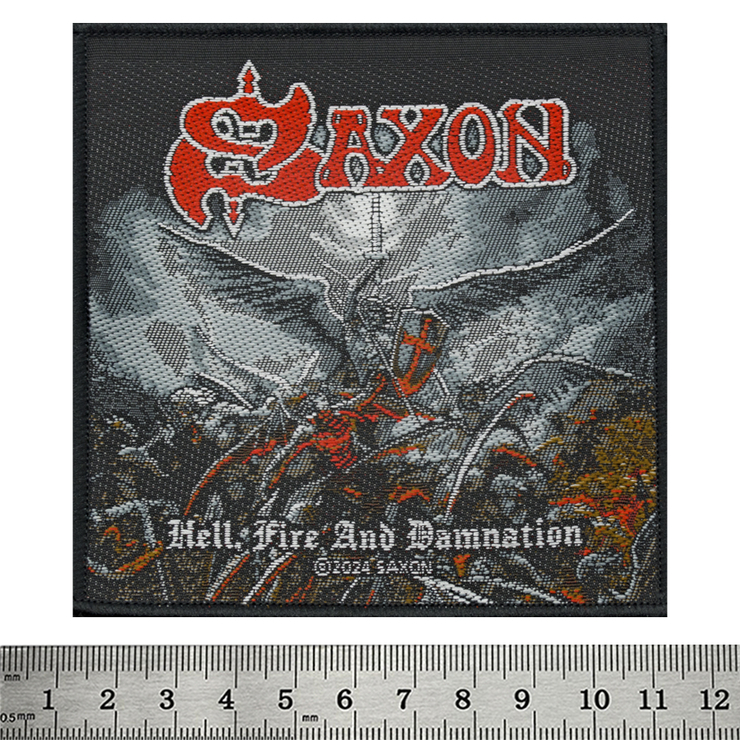 Нашивка ткана SAXON - HELL, FIRE AND DAMNATION (ofp-092) Нашивка ткана SAXON - HELL, FIRE AND DAMNATION (ofp-092)
