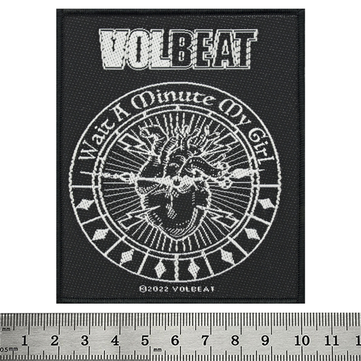 Нашивка тканая VOLBEAT - WAIT A MINUTE MY GIRL (ofp-096) Нашивка тканая VOLBEAT - WAIT A MINUTE MY GIRL (ofp-096)