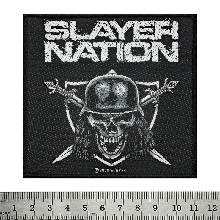 Нашивка ткана SLAYER - SLAYER NATION (ofp-102) Нашивка ткана SLAYER - SLAYER NATION (ofp-102)