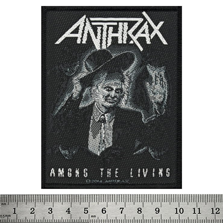 Нашивка тканая ANTHRAX - AMONG THE LIVING (ofp-108) Нашивка тканая ANTHRAX - AMONG THE LIVING (ofp-108)