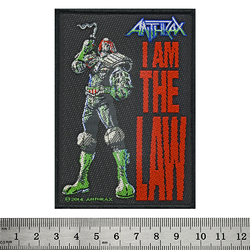 Нашивка ткана ANTHRAX - I AM THE LAW (ofp-109)