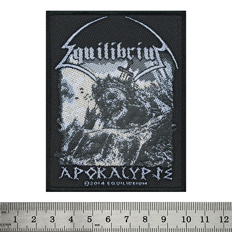 Нашивка тканая EQUILIBRIUM - APOKALYPSE (ofp-110) Нашивка тканая EQUILIBRIUM - APOKALYPSE (ofp-110)