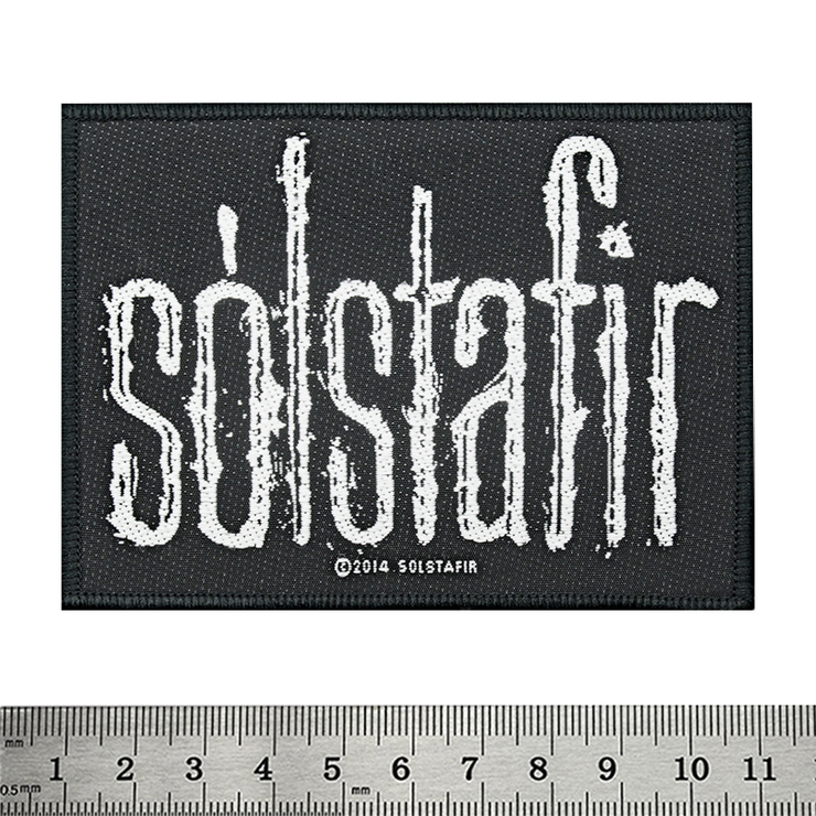 Нашивка тканая SOLSTAFIR - LOGO (ofp-112) Нашивка тканая SOLSTAFIR - LOGO (ofp-112)