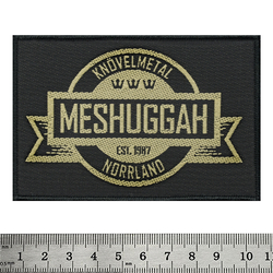 Нашивка ткана MESHUGGAH - CREST (ofp-116) Нашивка ткана MESHUGGAH - CREST (ofp-116)