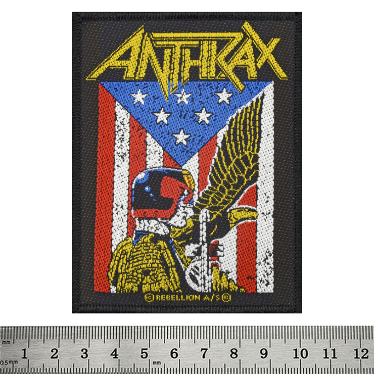 Нашивка ткана ANTHRAX - JUDGE DREDD (ofp-117) Нашивка ткана ANTHRAX - JUDGE DREDD (ofp-117)