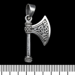 Кулон Топор с трикветром (серебро, 925 проба) (sp-228) Кулон Топор с трикветром (серебро, 925 проба) (sp-228)