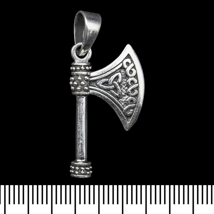 Кулон Топор с трикветром (серебро, 925 проба) (sp-228) Кулон Топор с трикветром (серебро, 925 проба) (sp-228)