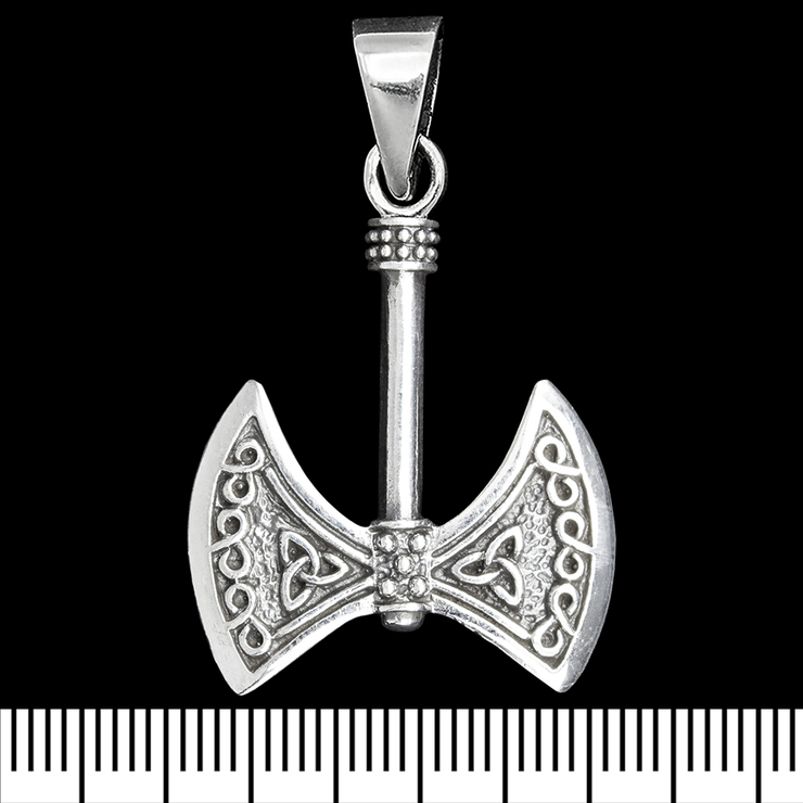 Кулон Лабрис с трикветром (серебро, 925 проба) (sp-233) Кулон Лабрис с трикветром (серебро, 925 проба) (sp-233)