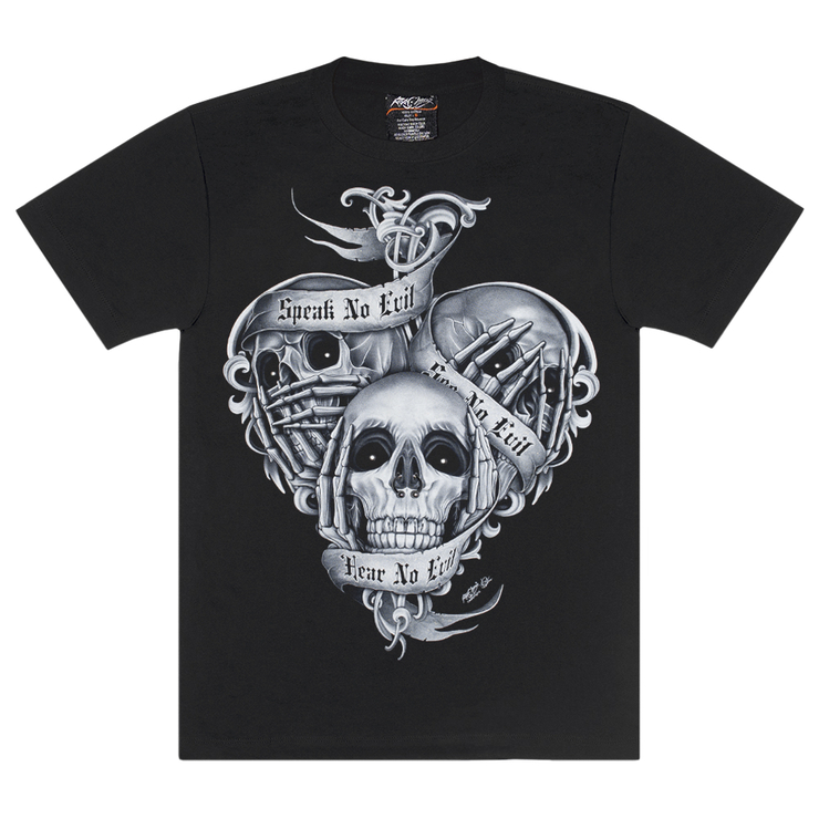Футболка Skulls - See No Evil, Hear No Evil, Speak No Evil (3D, светится в темноте) Футболка Skulls - See No Evil, Hear No Evil, Speak No Evil (3D, светится в темноте)