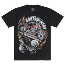 Футболка Custom Bike - Freedom Riders (3D, светится в темноте)