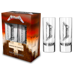 Подарочный набор рюмок METALLICA - MASTER OF PUPPETRS (wgol-004)