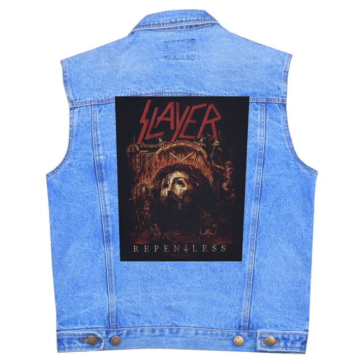Нашивка наспинная катаная SLAYER - REPENTLESS (olbp-025) Нашивка наспинная катаная SLAYER - REPENTLESS (olbp-025)