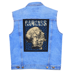 Нашивка наспинная катаная CARCASS - NECRO HEAD (olbp-028)