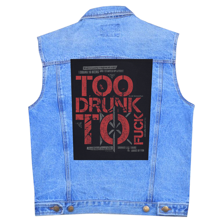 Нашивка наспинная катаная DEAD KENNEDYS - TOO DRUNK TO FUCK (olbp-031) Нашивка наспинная катаная DEAD KENNEDYS - TOO DRUNK TO FUCK (olbp-031)