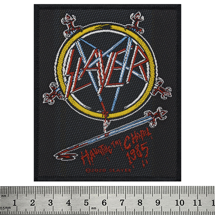 Нашивка тканая SLAYER - HAUNTING THE CHAPEL (ofp-127) Нашивка тканая SLAYER - HAUNTING THE CHAPEL (ofp-127)