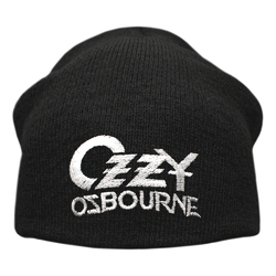 Шапка біні OZZY OSBOURNE - LOGO (з вишитим логотипом) heol-002