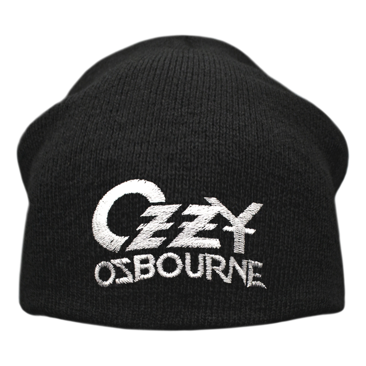 Шапка біні OZZY OSBOURNE - LOGO (з вишитим логотипом) heol-002