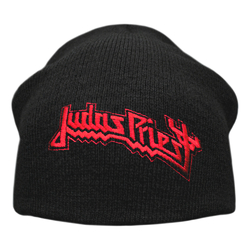 Шапка біні JUDAS PRIEST - LOGO (з вишитим логотипом) heol-004