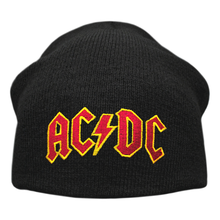 Шапка бини AC/DC - LOGO (с вышитым логотипом) heol-005 Шапка бини AC/DC - LOGO (с вышитым логотипом) heol-005