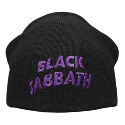 Шапка біні BLACK SABBATH - PURPLE LOGO (з вишитим логотипом) heol-008