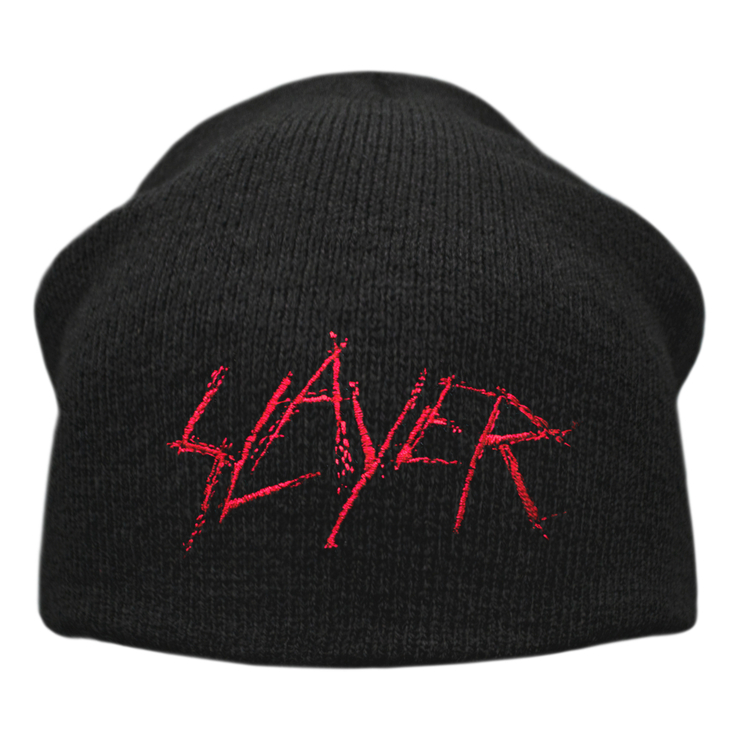 Шапка біні SLAYER - SCRATCHED LOGO (з вишитим логотипом) heol-013
