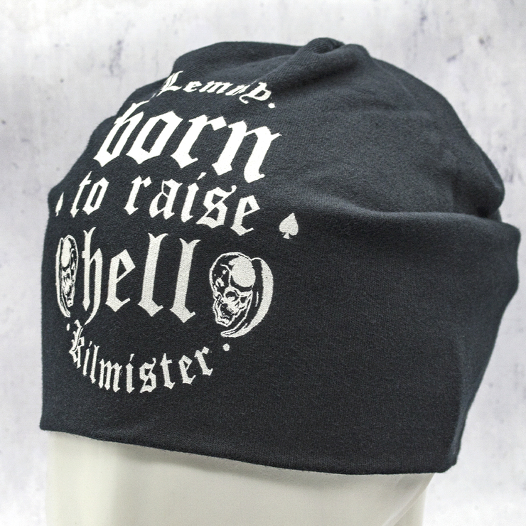 Шапка LEMMY - BORN TO RAISE HELL (с ​​печатным логотипом) hpol-001