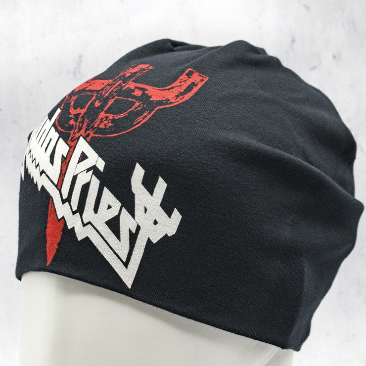 Шапка JUDAS PRIEST - LOGO & FORK (з друкованим логотипом) hpol-015 Шапка JUDAS PRIEST - LOGO & FORK (з друкованим логотипом) hpol-015