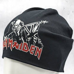 Шапка IRON MAIDEN - THE TROOPER (с ​​печатным логотипом) hpol-016