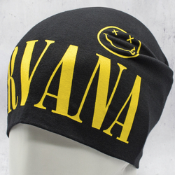 Шапка Nirvana (logo and smile) (hth-022)