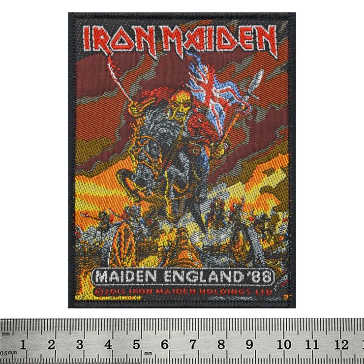 Нашивка тканая IRON MAIDEN - MAIDEN ENGLAND (ofp-139) Нашивка тканая IRON MAIDEN - MAIDEN ENGLAND (ofp-139)