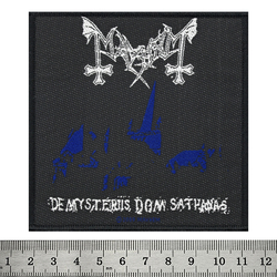 Нашивка тканая MAYHEM - DE MYSTERIIS DOM SATHANAS (ofp-144) Нашивка тканая MAYHEM - DE MYSTERIIS DOM SATHANAS (ofp-144)