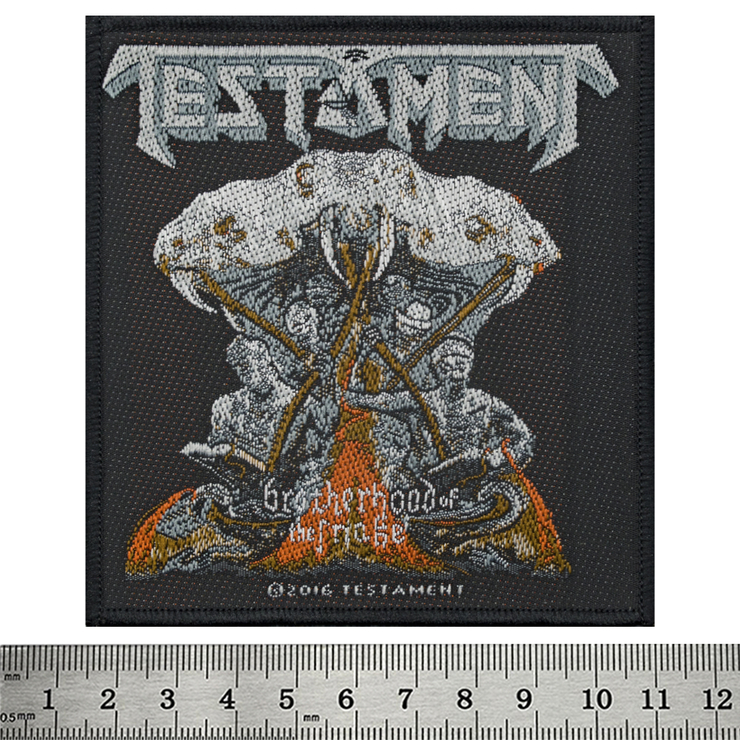 Нашивка ткана TESTAMENT - BROTHERHOOD OF THE SNAKE (ofp-148) Нашивка ткана TESTAMENT - BROTHERHOOD OF THE SNAKE (ofp-148)