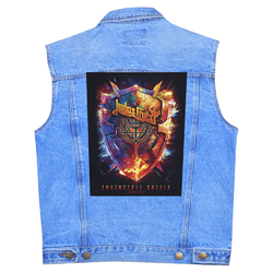 Нашивка наспинная катаная JUDAS PRIEST - INVINCIBLE SHIELD (olbp-041)