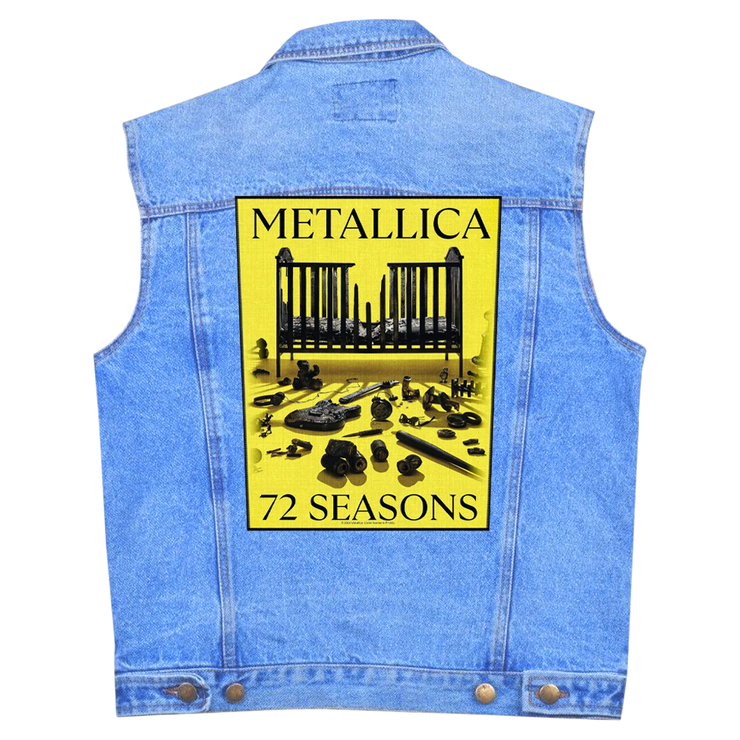 Нашивка наспинна катана METALLICA - 72 SEASONS CRIB (olbp-044) Нашивка наспинна катана METALLICA - 72 SEASONS CRIB (olbp-044)