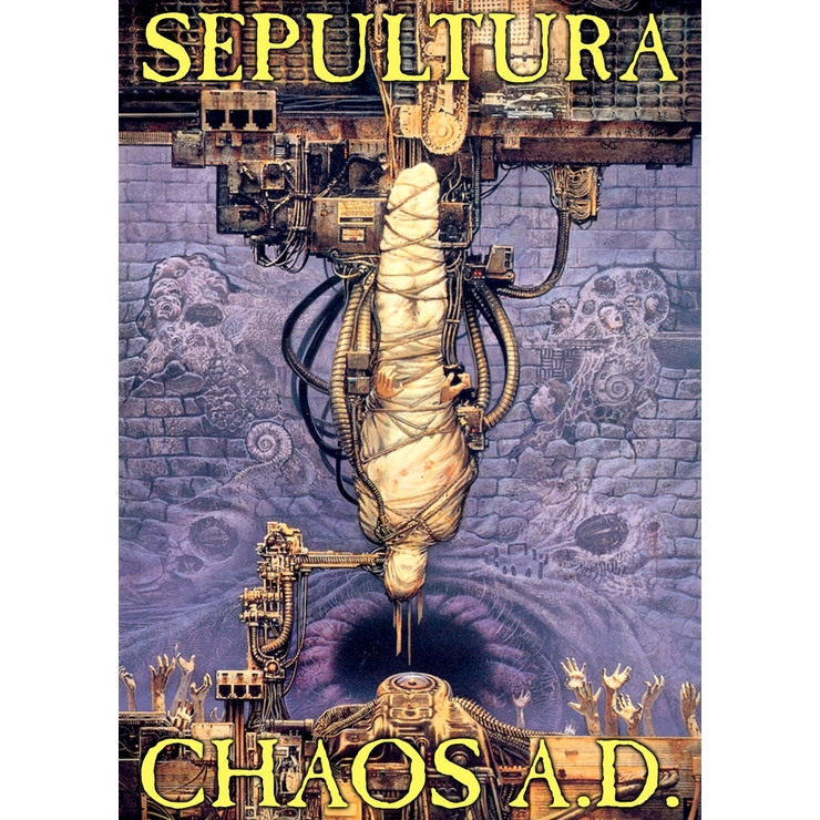 Плакат Sepultura (Chaos A.D.) Плакат Sepultura (Chaos A.D.)